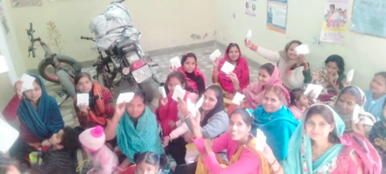 Empowering Women Through Awareness: SSK Sessions in Anganwadis (October 2023)