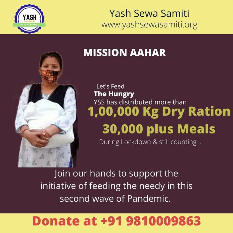 Dry Ration Kit Distribution During Second Lockdown May, 2021