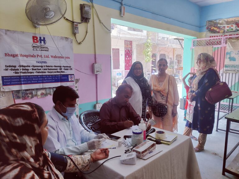 Comprehensive Health Camp for Community Well-being at Bhagwati Vihar