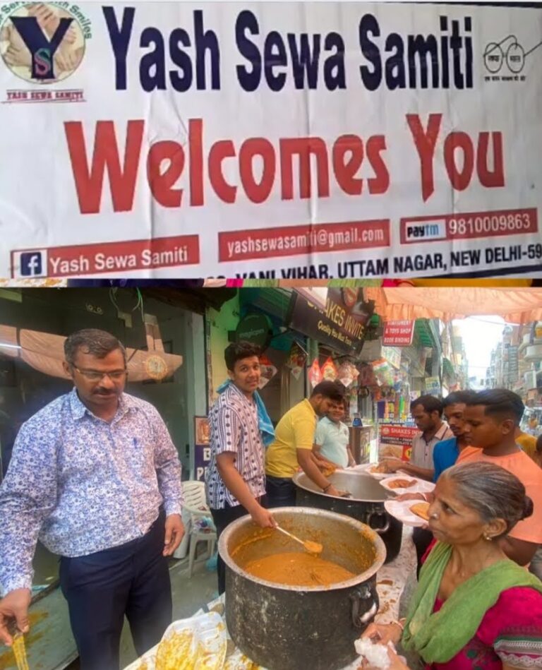 Serving with Love: Food Distribution Drive by Yash Sewa Samiti