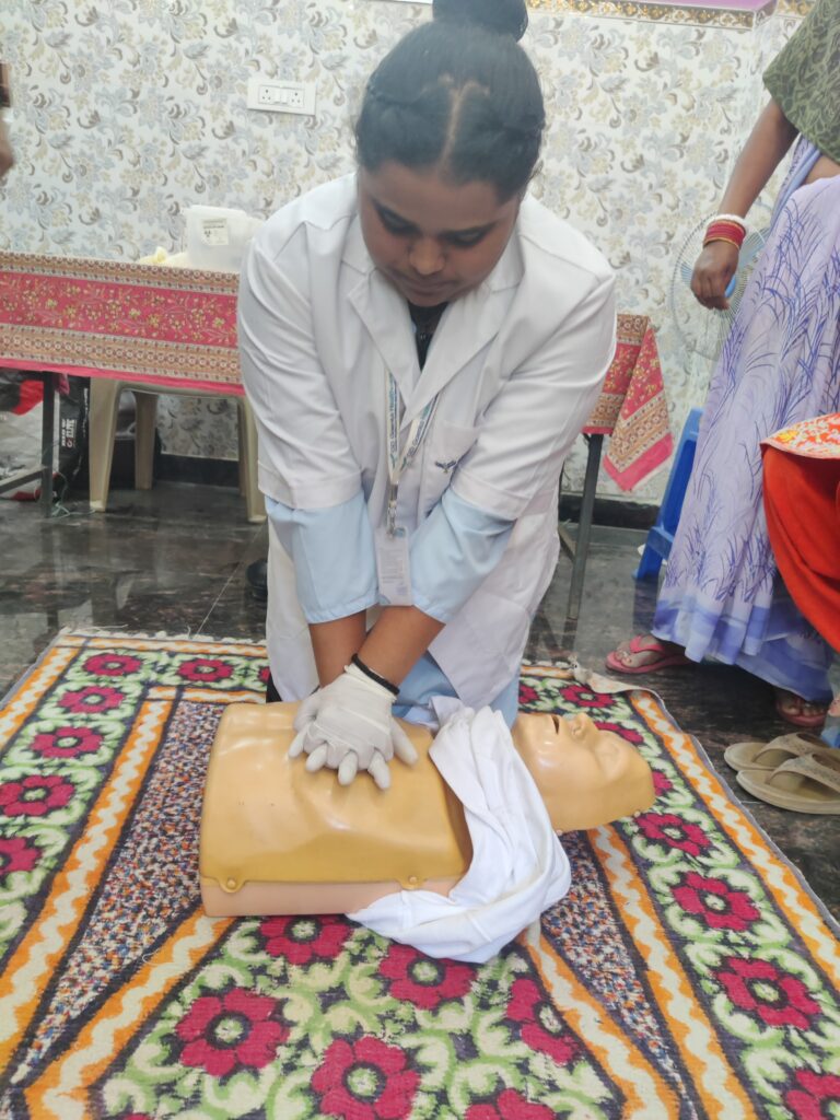 Promoting Health & Life-Saving Skills: Health Screening Camp at G.D. Goenka Academy