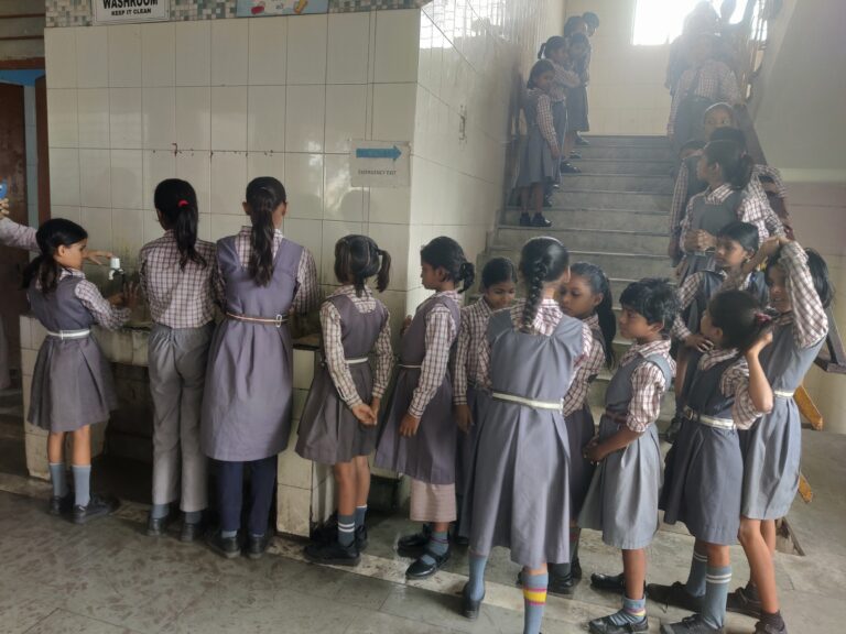 Promoting Hygiene Habits: Handwash Awareness Activity at MCD School, Bindapur 9 July,2025